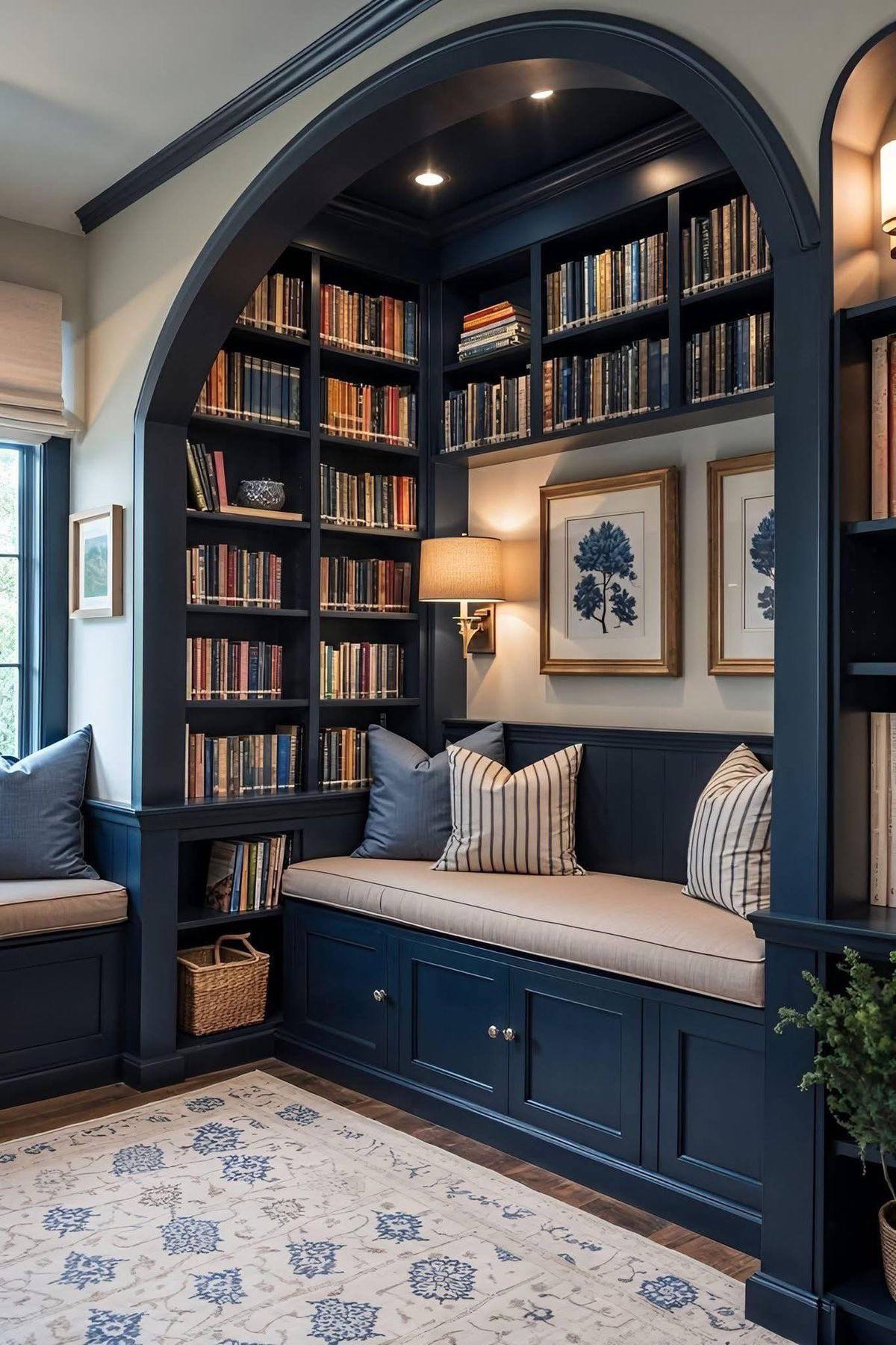 Library lounge corner